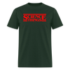Science Things Halloween Men's T-Shirt - forest green