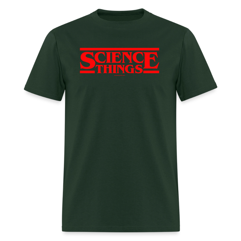 Science Things Halloween Men's T-Shirt - forest green
