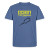 "Security E. Coli Laboratory" -  Men's Premium T-Shirt - stone blue 