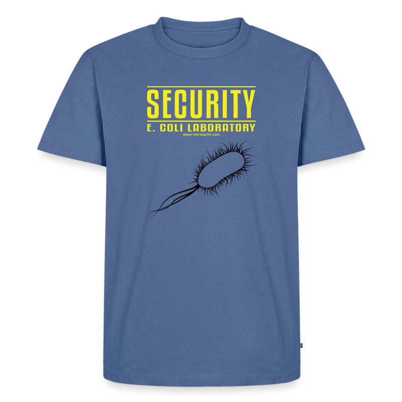 "Security E. Coli Laboratory" -  Men's Premium T-Shirt - stone blue 