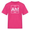 "Ah! The Element of Surprise" Kids Science T-Shirt – Funny Chemistry Tee Inspired by Project Hail Mary - fuchsia