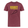 "Security E. Coli Laboratory" -  Men's Premium T-Shirt - heather burgundy