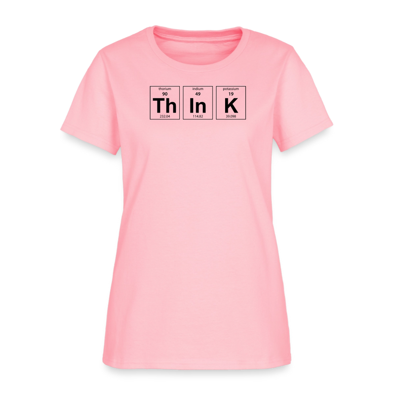 "Think" - Women's T-Shirt - pink