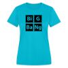 Women's Moisture Wicking Performance T-Shirt - turquoise