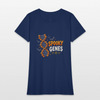 Spooky Genes Halloween Women's T-Shirt -  blue dusk