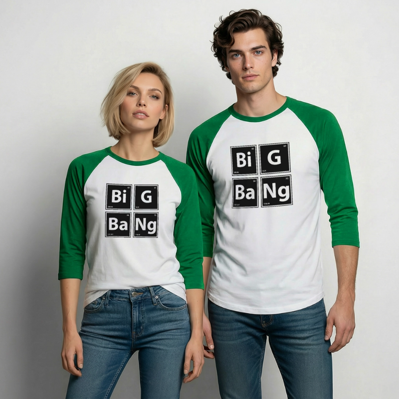 Baseball T-Shirt - white/kelly green