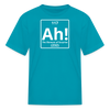 "Ah! The Element of Surprise" Kids Science T-Shirt – Funny Chemistry Tee Inspired by Project Hail Mary - turquoise
