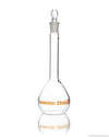 Borosil Wide-Neck Volumetric Flask with Glass Stopper, Class A - LabShopNow.com