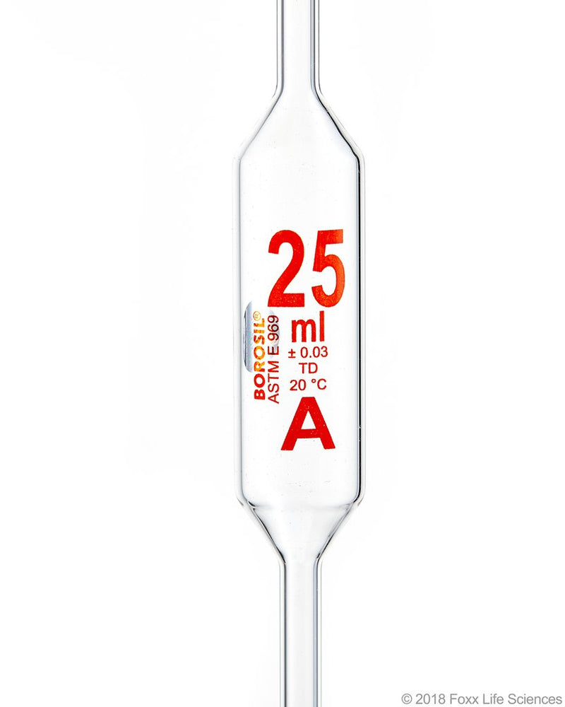 Borosil Class A Volumetric Pipettes, Individual Certificate - LabShopNow.com