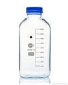 Borosil Square Wide Mouth Glass Reagent Bottles
