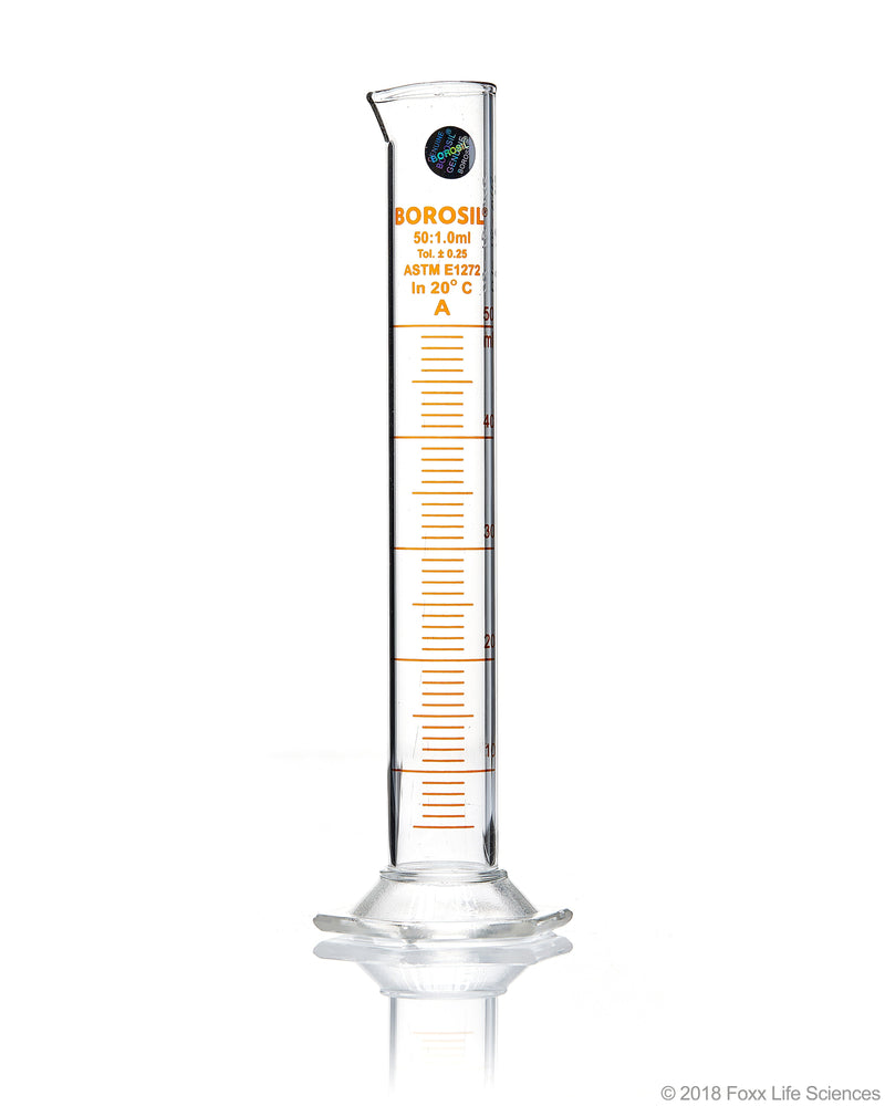 Borosil Graduated Measuring Cylinders, Hexagonal Base - LabShopNow.com