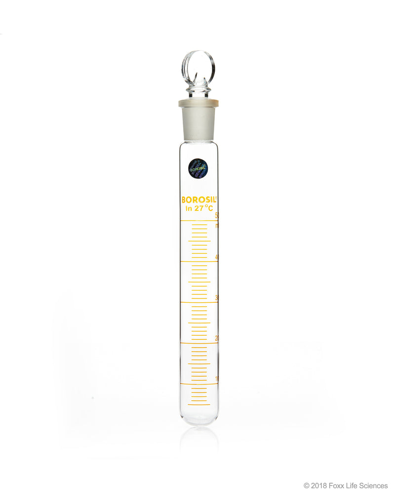 Borosil Graduated Borosilicate Test Tubes with Interchangeable Stopper