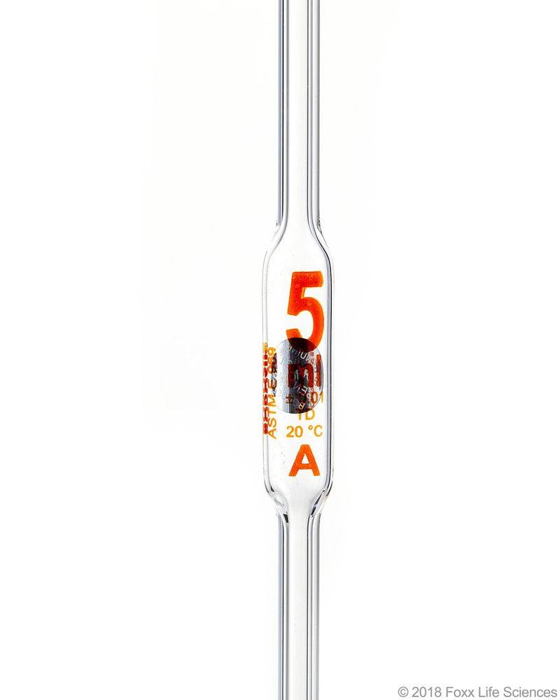 Borosil Class A Volumetric Pipettes, Individual Certificate - LabShopNow.com