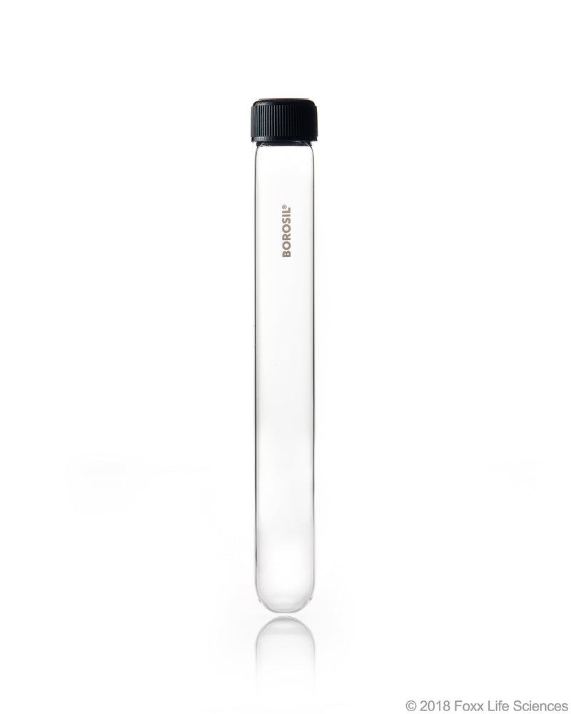 Borosil Borosilicate Culture Tubes with PP Cap 100/CS - LabShopNow.com