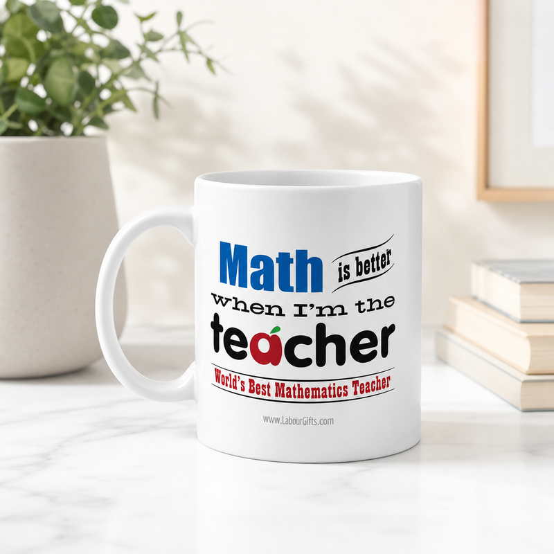 "Math is Better When I'm the Teacher" - Mug