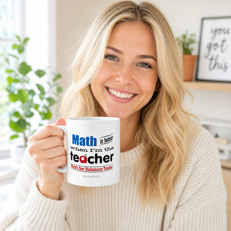 "Math is Better When I'm the Teacher" - Mug