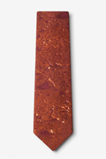 Mars Surface Tie - Red space and astronomy necktie in quality microfiber for space enthusiasts and astronomers - LabRatGifts.com