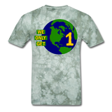 "We Only Get 1 Earth" - Men's T-Shirt - military green tie dye