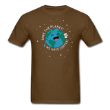 "Save the Planet" - Men's T-Shirt brown / S - LabRatGifts - 6