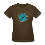 "Save the Planet" - Women's T-Shirt brown / S - LabRatGifts - 4