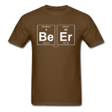 "BeEr" - Men's T-Shirt brown / S - LabRatGifts - 6
