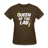 "Queen of the Lab" - Women's T-Shirt brown / S - LabRatGifts - 6