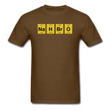 "NaH BrO" - Men's T-Shirt brown / S - LabRatGifts - 6