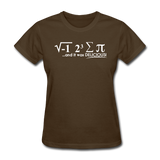 "I Ate Some Pie" (white) - Women's T-Shirt brown / S - LabRatGifts - 5