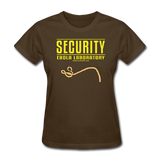 "Security Ebola Laboratory" - Women's T-Shirt brown / S - LabRatGifts - 5