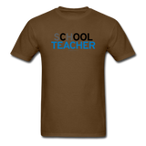 "sChOOL Teacher" - Men's T-Shirt brown / S - LabRatGifts - 4