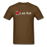 "Lab Rat, Check" - Men's T-Shirt brown / S - LabRatGifts - 4