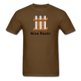 "Nice Rack" - Men's T-Shirt brown / S - LabRatGifts - 4