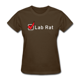 "Lab Rat, Check" - Women's T-Shirt brown / S - LabRatGifts - 4