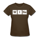"WINe" - Women's T-Shirt brown / S - LabRatGifts - 10