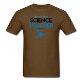 "World's Best Science Teacher" - Men's T-Shirt brown / S - LabRatGifts - 4