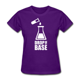 "Drop the Base" - Women's T-Shirt purple / S - LabRatGifts - 1