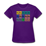 "Lady Gaga Periodic Table" - Women's T-Shirt purple / S - LabRatGifts - 3