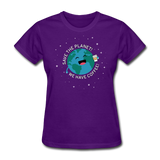 "Save the Planet" - Women's T-Shirt purple / S - LabRatGifts - 3