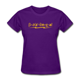 "Bazinga!" - Women's T-Shirt purple / S - LabRatGifts - 2