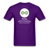 "Biology Division" - Men's T-Shirt purple / S - LabRatGifts - 4