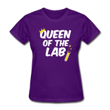 "Queen of the Lab" - Women's T-Shirt purple / S - LabRatGifts - 5