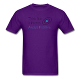 "Think like a Proton" (black) - Men's T-Shirt purple / S - LabRatGifts - 8