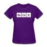 "BaCoN" - Women's T-Shirt purple / S - LabRatGifts - 4