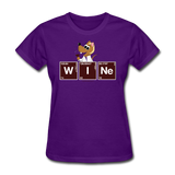 "Wine Periodic Table" - Women's T-Shirt purple / S - LabRatGifts - 7