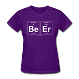 "BeEr" - Women's T-Shirt purple / S - LabRatGifts - 3