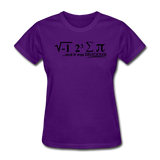 "I Ate Some Pie" (black) - Women's T-Shirt purple / S - LabRatGifts - 9