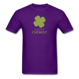"Lucky Chemist" - Men's T-Shirt purple / S - LabRatGifts - 12