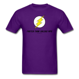 "Faster Than 186,282 MPS" - Men's T-Shirt purple / S - LabRatGifts - 5