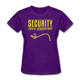 "Security Ebola Laboratory" - Women's T-Shirt purple / S - LabRatGifts - 6