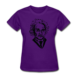 "Albert Einstein" - Women's T-Shirt purple / S - LabRatGifts - 6